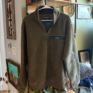 Kavu Forest Green Sherpa Fleece
